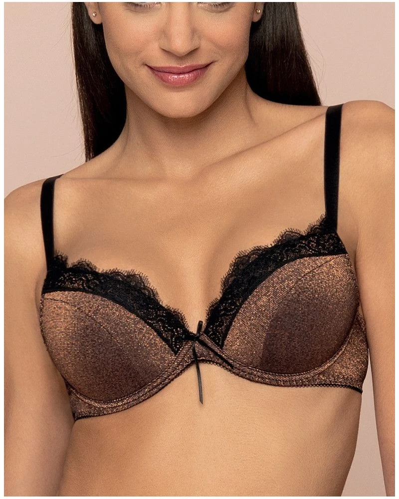 Soutien-gorge Coque Confort Antigel Disco Dentelle (Cuivre Disco) 3 Soutien-gorge Coque Confort Antigel Disco Dentelle (Cuivre Disco)