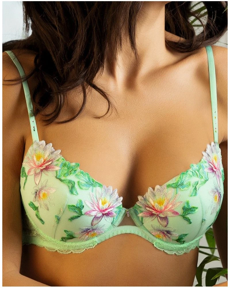Soutien-gorge Coque Lise Charmel Amour Nymphea (Jade Aqua) 3 Soutien-gorge Coque Lise Charmel Amour Nymphea (Jade Aqua)