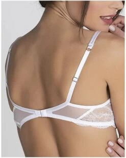 Soutien-gorge Coque Lise Charmel Féérie Couture (Blanc) -Aubade Lingerie Boutique soutien gorge coque lise charmel feerie couture blanc 3
