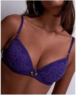 Soutien-gorge Coque Plunge Aubade Illusion Fauve (Ultraviolet) -Aubade Lingerie Boutique soutien gorge coque plunge aubade illusion fauve ultraviolet 2