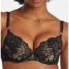 Soutien-gorge Coque Plunge Aubade Night Bird (Black Queen)