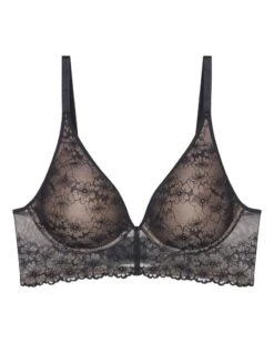 Soutien-gorge Coque Plunge Sans Armature Triumph Bright Spotlight (Noir) -Aubade Lingerie Boutique soutien gorge coque plunge sans armature triumph bright spotlight noir 4