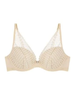 Soutien-gorge Coque Plunge Triumph Aura Spotlight (Creamy Dream) -Aubade Lingerie Boutique soutien gorge coque plunge triumph aura spotlight creamy dream 4