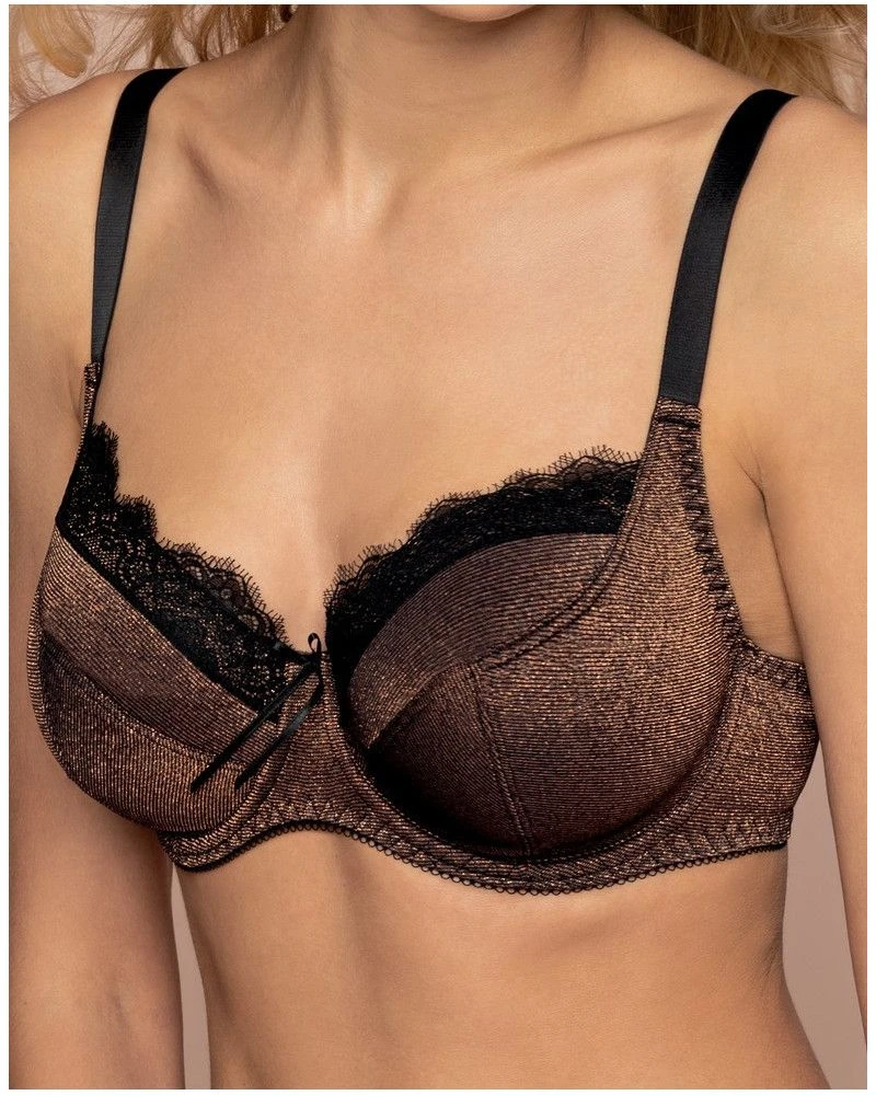 Soutien-gorge Corbeille Antigel Disco Dentelle (Cuivre Disco) 3 Soutien-gorge Corbeille Antigel Disco Dentelle (Cuivre Disco)