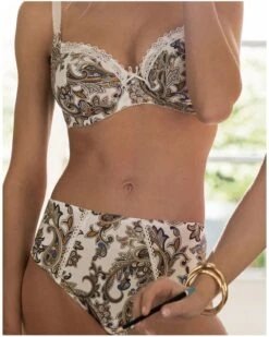 Soutien-gorge Corbeille Antigel Evasion Cashmer (Ocre Evasion) 9 Soutien-gorge Corbeille Antigel Evasion Cashmer (Ocre Evasion) -Aubade Lingerie Boutique soutien gorge corbeille antigel evasion cashmer ocre evasion 3
