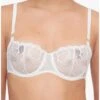 Soutien-gorge Corbeille Balconnet Chantelle Fleurs (Ivoire Doré) -Aubade Lingerie Boutique soutien gorge corbeille balconnet chantelle fleurs ivoire dore