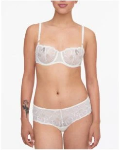 Soutien-gorge Corbeille Balconnet Chantelle Fleurs (Ivoire Doré) -Aubade Lingerie Boutique soutien gorge corbeille balconnet chantelle fleurs ivoire dore 2