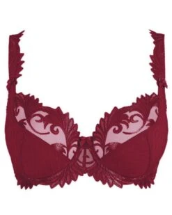 Soutien-gorge Corbeille En Maille Empreinte Thalia (Sangria) -Aubade Lingerie Boutique soutien gorge corbeille en maille empreinte thalia sangria 1
