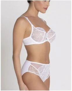 Soutien-gorge Corbeille Fitting Lise Charmel Féérie Couture (Blanc) -Aubade Lingerie Boutique soutien gorge corbeille fitting lise charmel feerie couture blanc 3