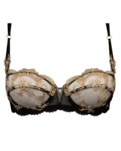 Soutien-gorge Corbeille Lise Charmel Déesse En Glam (Or Glamour) -Aubade Lingerie Boutique soutien gorge corbeille lise charmel deesse en glam or glamour 6