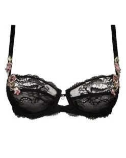 Soutien-gorge Corbeille Lise Charmel Désir De Roses (Rose Ebène) -Aubade Lingerie Boutique soutien gorge corbeille lise charmel desir de roses rose ebene 4