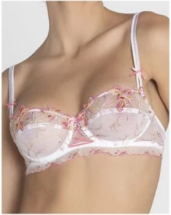 Soutien-gorge Corbeille Lise Charmel Été Frivole (Blanc Frivole) -Aubade Lingerie Boutique soutien gorge corbeille lise charmel ete frivole blanc frivole 2