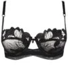 Soutien-gorge Corbeille Lise Charmel Glamour Couture (Noir) -Aubade Lingerie Boutique soutien gorge corbeille lise charmel glamour couture noir