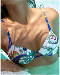 Soutien-gorge De Bain à Coques Lise Charmel Odyssée Cashmer (Bleu Cashmer) -Aubade Lingerie Boutique soutien gorge de bain a coques lise charmel odyssee cashmer bleu cashmer 2