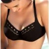 Soutien-gorge De Bain Corbeille Bonnets Profonds Lise Charmel Ajourage Couture (Noir)