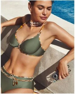 Soutien-gorge De Bain Push-up Marie Jo Bain Crète (Inca Gold) -Aubade Lingerie Boutique soutien gorge de bain push up marie jo bain crete inca gold 1