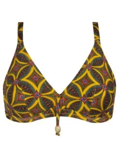 Soutien-gorge De Bain Triangle à Armatures Antigel La Muse Africa (Jaune Africa)