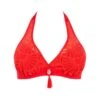 Soutien-gorge De Bain Triangle Armatures Antigel La Muse Dentelle (Corail Fluo)