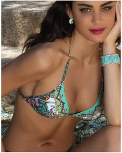 Soutien-gorge De Bain Triangle Sans Armature Lise Charmel Fleur Persane (Bronze Persanne)