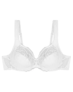 Soutien-gorge Emboîtant Bien-être Triumph Modern Lace+Cotton (Blanc) -Aubade Lingerie Boutique soutien gorge emboitant bien etre triumph modern lacecotton blanc 2