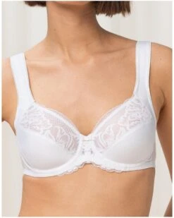 Soutien-gorge Emboîtant Bien-être Triumph Modern Lace+Cotton (Blanc)