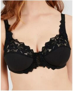 Soutien-gorge Emboîtant Sans Complexe Coton D'arum (Noir)