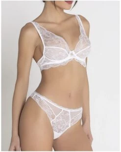 Soutien-gorge Glamour Lise Charmel Féérie Couture (Blanc) 10 Soutien-gorge Glamour Lise Charmel Féérie Couture (Blanc) -Aubade Lingerie Boutique soutien gorge glamour lise charmel feerie couture blanc 2