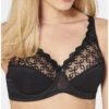 Soutien-gorge Minimizer Triumph Letizia (Noir) -Aubade Lingerie Boutique soutien gorge minimizer triumph letizia noir