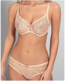 Soutien-gorge Moulé Classique Armatures Empreinte Allure (Amande) 12 Soutien-gorge Moulé Classique Armatures Empreinte Allure (Amande) -Aubade Lingerie Boutique soutien gorge moule classique armatures empreinte allure amande 4