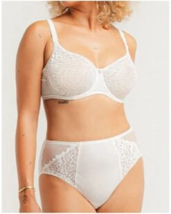 Soutien-gorge Moulé Louisa Bracq Electric Waves (Nacre) -Aubade Lingerie Boutique soutien gorge moule louisa bracq electric waves nacre 3