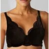 Simone Perele Soutien-gorge Moulé Triangle Simone Pérèle Karma (Noir) -Aubade Lingerie Boutique soutien gorge moule triangle simone perele karma noir