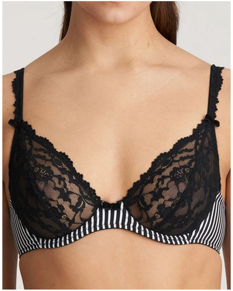 Soutien-gorge Plongeant Marie Jo Sydny (Tuxedo Black) 3 Soutien-gorge Plongeant Marie Jo Sydny (Tuxedo Black)