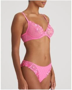 Soutien-gorge Plunge Armatures Marie Jo Agnes (Paradise Pink) -Aubade Lingerie Boutique soutien gorge plunge armatures marie jo agnes paradise pink 2