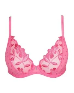 Soutien-gorge Plunge Armatures Marie Jo Agnes (Paradise Pink) -Aubade Lingerie Boutique soutien gorge plunge armatures marie jo agnes paradise pink 5