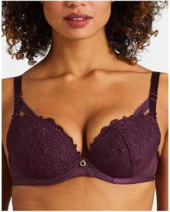 Soutien-gorge Plunge Coque Aubade Femme Passion (Wineberry) -Aubade Lingerie Boutique soutien gorge plunge coque aubade femme passion wineberry 3