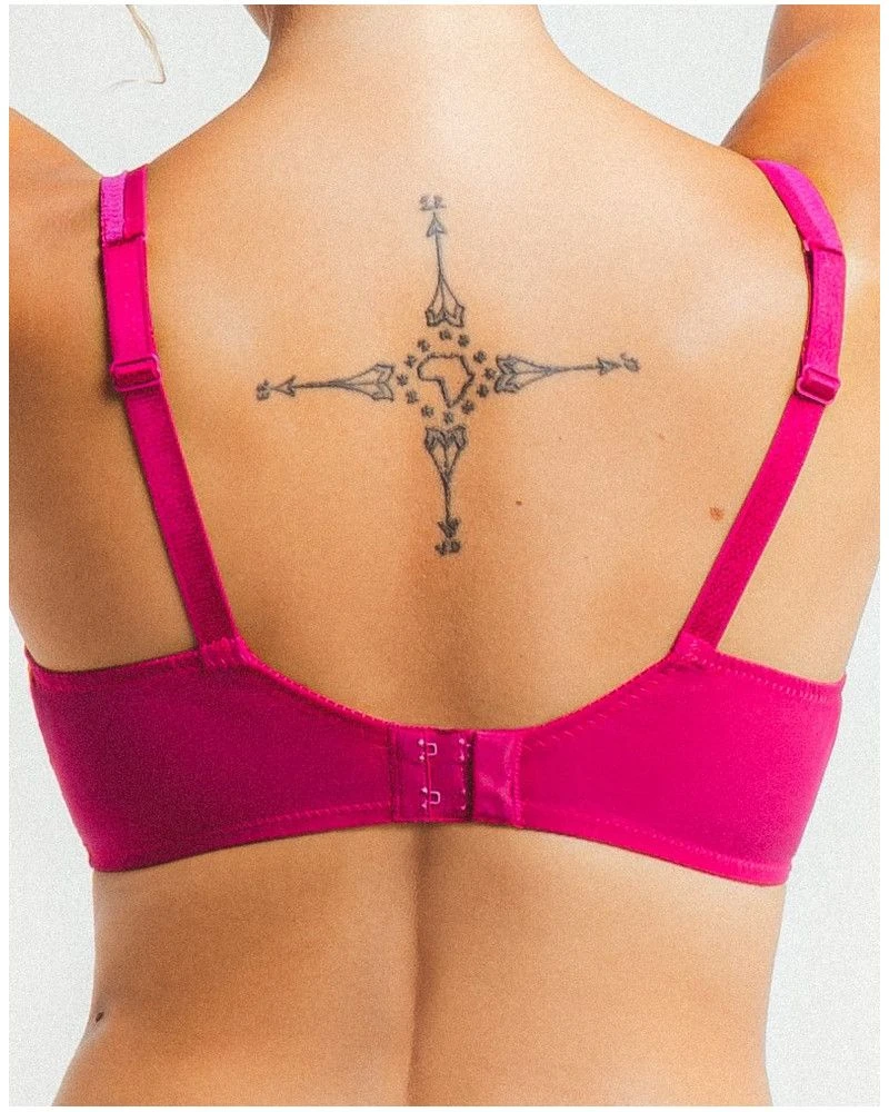Soutien-gorge Plunge Louisa Bracq Vortex (Fuschia) 4 Soutien-gorge Plunge Louisa Bracq Vortex (Fuschia) – Image 2