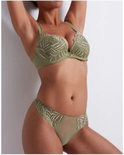 Soutien-gorge Plunge Push-up Aubade Paradis Exotique (Amazonia) -Aubade Lingerie Boutique soutien gorge plunge push up aubade paradis exotique amazonia 2