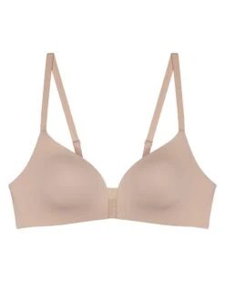 Soutien-gorge Plunge Sans Armature Triumph Flex Smart (Soft Praline) -Aubade Lingerie Boutique soutien gorge plunge sans armature triumph flex smart soft praline 2