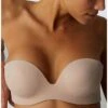 Simone Perele Soutien-gorge Plunge Simone Pérèle Essentiel (Peau Rosée) -Aubade Lingerie Boutique soutien gorge plunge simone perele essentiel peau rosee