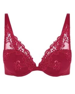 Simone Perele Soutien-gorge Push-up Plunge Simone Pérèle Saga (Lipstick) -Aubade Lingerie Boutique soutien gorge push up plunge simone perele saga lipstick 2