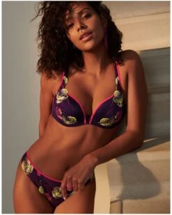 Soutien-gorge Rembourré Forme Cœur Marie Jo Georgia (Majestic Purple) 9 Soutien-gorge Rembourré Forme Cœur Marie Jo Georgia (Majestic Purple) -Aubade Lingerie Boutique soutien gorge rembourre forme coeur marie jo georgia majestic purple 2