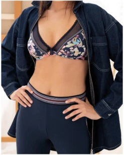 Soutien-gorge Sans Armature Antigel Mille Pétales (Pétales Aquarelle) -Aubade Lingerie Boutique soutien gorge sans armature antigel mille petales petales aquarelle 3