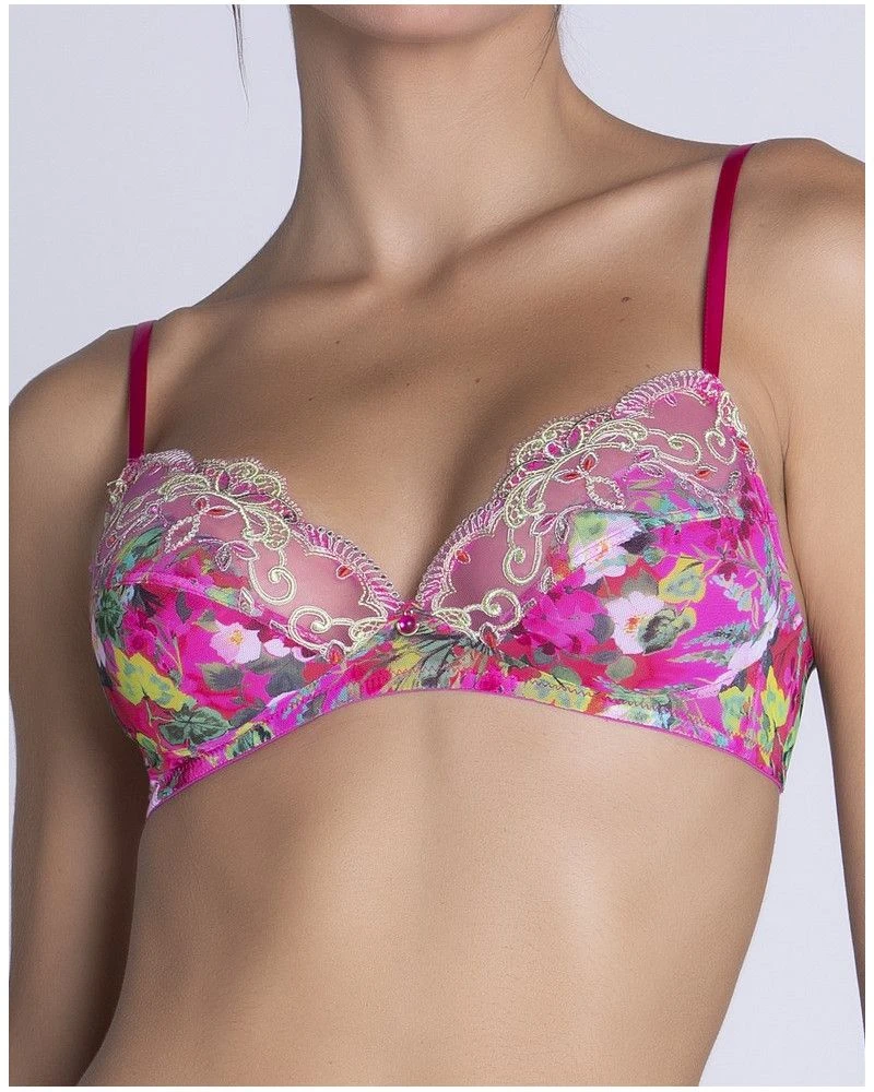 Soutien-gorge Sans Armature Lise Charmel Envolée De Fleurs (Envolée Fuschia) 3 Soutien-gorge Sans Armature Lise Charmel Envolée De Fleurs (Envolée Fuschia)