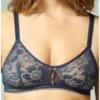Simone Perele Soutien-gorge Sans Armature Simone Pérèle Vertige (Bleu Nuit) -Aubade Lingerie Boutique soutien gorge sans armature simone perele vertige bleu nuit