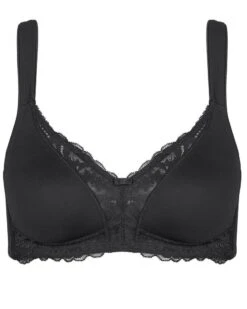 Soutien-gorge Sans Armature Triumph Modern Lace+Cotton (Noir) -Aubade Lingerie Boutique soutien gorge sans armature triumph modern lacecotton noir 2