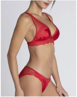 Soutien-gorge Triangle Lise Charmel Splendeur Soie (Splendeur Rouge) 10 Soutien-gorge Triangle Lise Charmel Splendeur Soie (Splendeur Rouge) -Aubade Lingerie Boutique soutien gorge triangle lise charmel splendeur soie splendeur rouge 2
