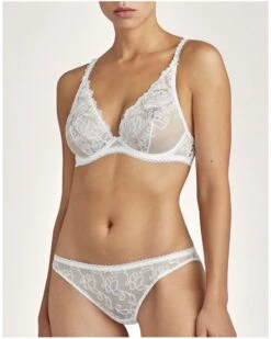 Soutien-gorge Triangle Plunge Aubade Pour Toujours (Opale) -Aubade Lingerie Boutique soutien gorge triangle plunge aubade pour toujours opale 2