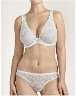 Soutien-gorge Triangle Plunge Confort Aubade Pour Toujours (Opale) -Aubade Lingerie Boutique soutien gorge triangle plunge confort aubade pour toujours opale 2