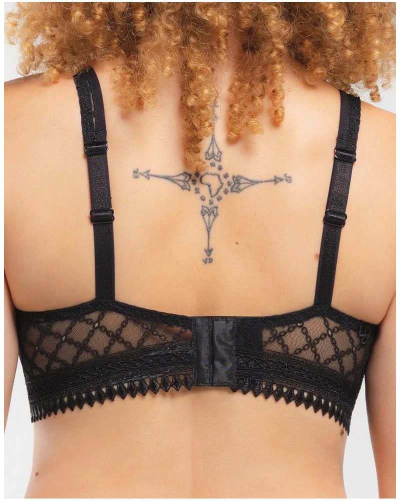 Soutien-gorge Triangle Sans Armature Louisa Bracq Paco (Noir) 4 Soutien-gorge Triangle Sans Armature Louisa Bracq Paco (Noir) – Image 2