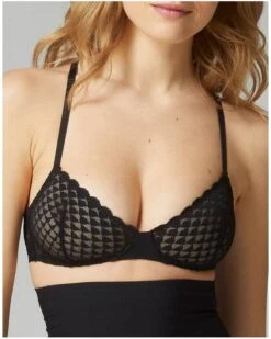 Simone Perele Soutien-gorge Triangle Simone Pérèle Subtile (Noir) 7 Simone Perele Soutien-gorge Triangle Simone Pérèle Subtile (Noir) -Aubade Lingerie Boutique soutien gorge triangle simone perele subtile noir 1
